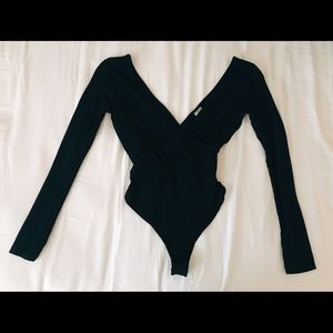 ASOS long sleeve black bodysuit
